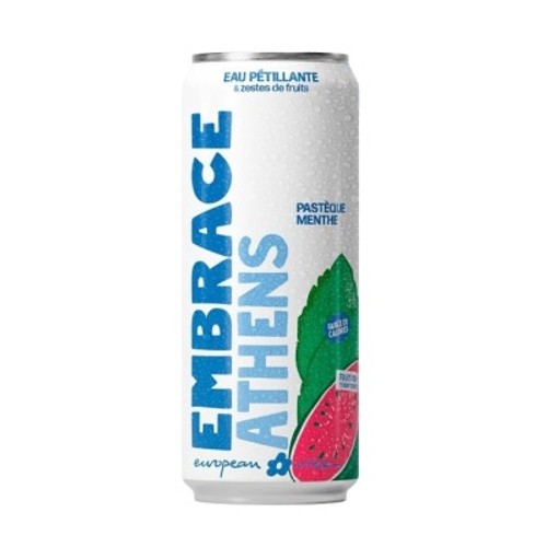 Embrace Eau pétillante Pastèque menthe 33cl