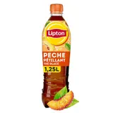 Lipton Ice Tea Thé Glacé Pétillant Saveur Pêche 1.25L