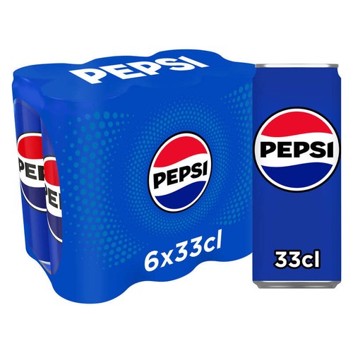 Pepsi Soda au Cola Classique 6x33cl