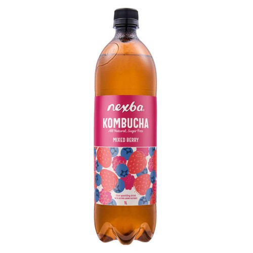 Nexba Mixed Berry Kombucha 1L