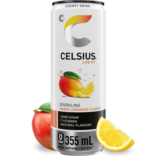 Celsius Boisson énergisante Mangue citron core sleek 35.5cl