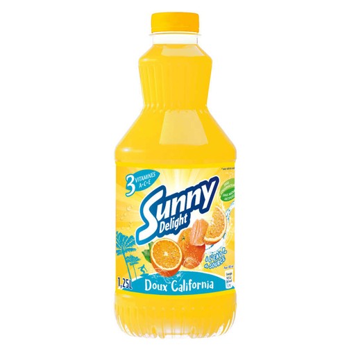 Sunny Delight Boisson Orange California Doux 1.25L