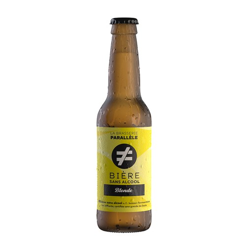 Brasserie Parallèle Bière Blonde sans alcool 33cl