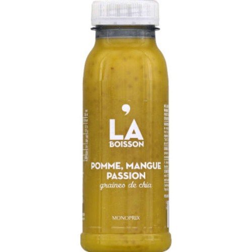 Monoprix La Boisson Pomme & mangue passion et graines de chia 25cl