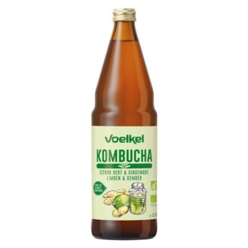 Voekel Kombucha Citron Vert & Gingembre 75cl