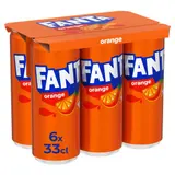 Fanta Orange Le Pack Canettes de 6x33cl