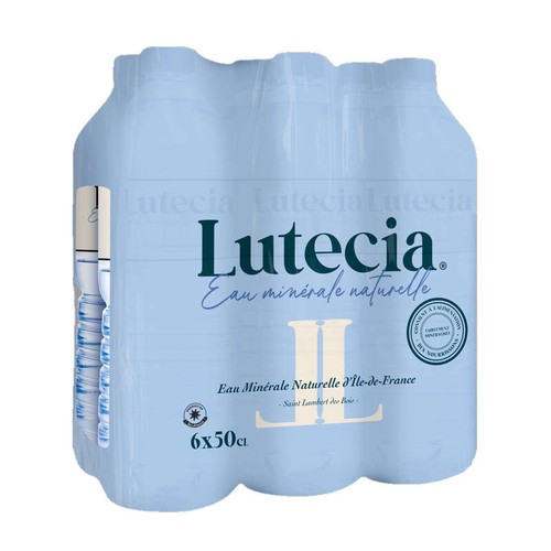 Lutécia Eau Minérale Naturelle 6x50cl
