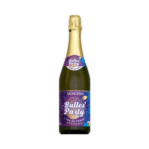 Monoprix Jus de pomme pétillant 75cl