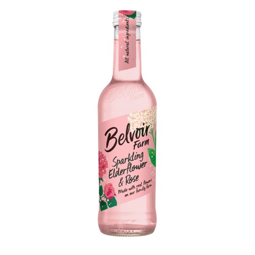 Belvoir Boisson gazeuse fleur de sureau et rose 275ml