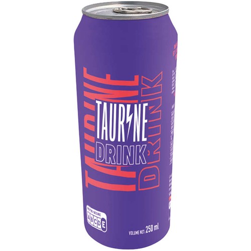Energy Drink Boisson gazeuse énergisante avectaurine - 25cl