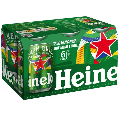 Heineken Bière Blonde 5° 6x33cl