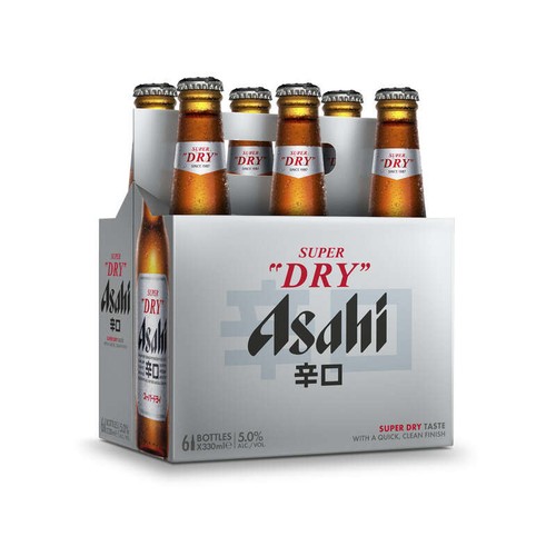 Asahi Bière Blonde Japonaise Super Dry 5° 6x33cl