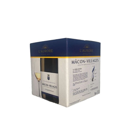 Vin De Bourgogne Fontaine Mâcon-Villages Chardonnay Blanc 3L