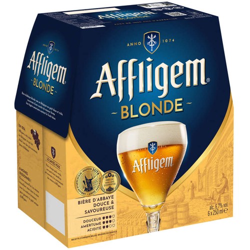 Affligem Bière Blonde d'Abbaye 6.7% 6x25cl