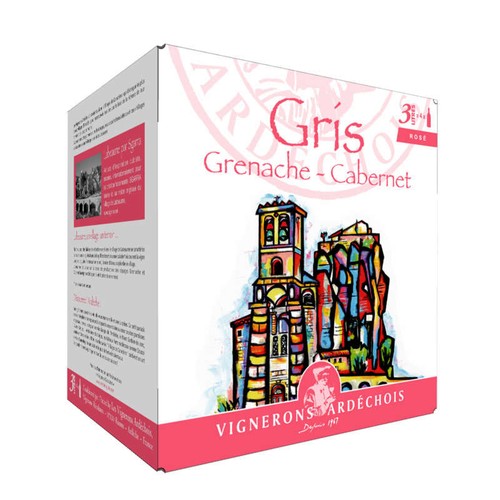 Vignerons Ardéchois Grenache Cabernet Gris 3L