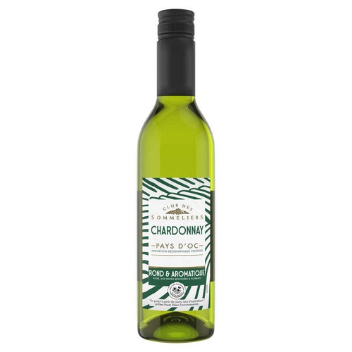 Club des sommeliers Chardonnay blanc Igp 37.5cl