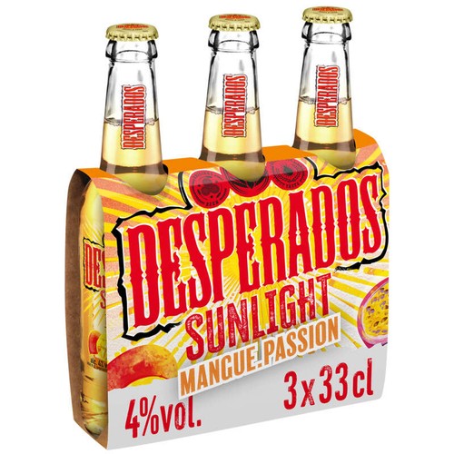 Desperados Sunlight Mangue & Passion 3x33cl