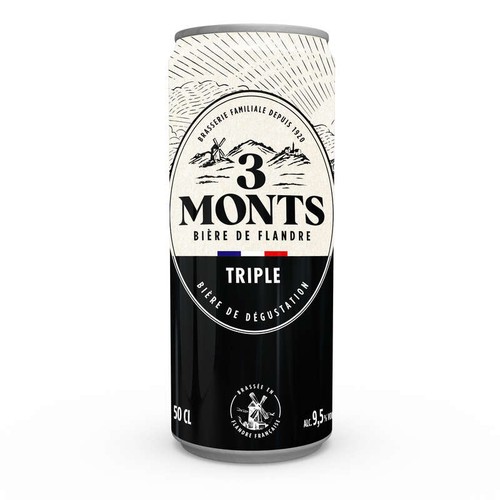 3 Monts Bière Blonde Triple boite 50cl