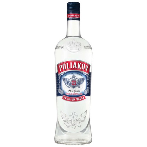 Poliakov Vodka Pur Grain Triplement Distillée 1L