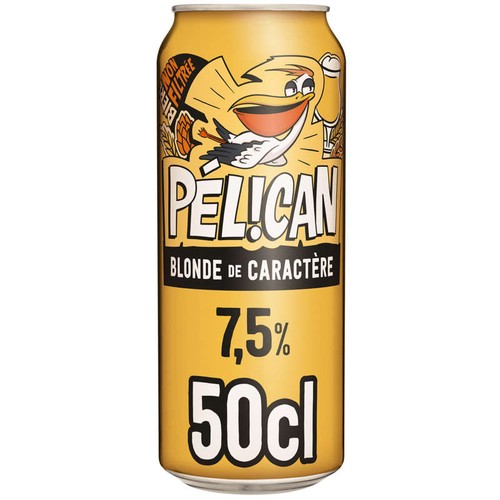 Pélican Bière blonde de caractère non-filtrée 7.5° 50cl