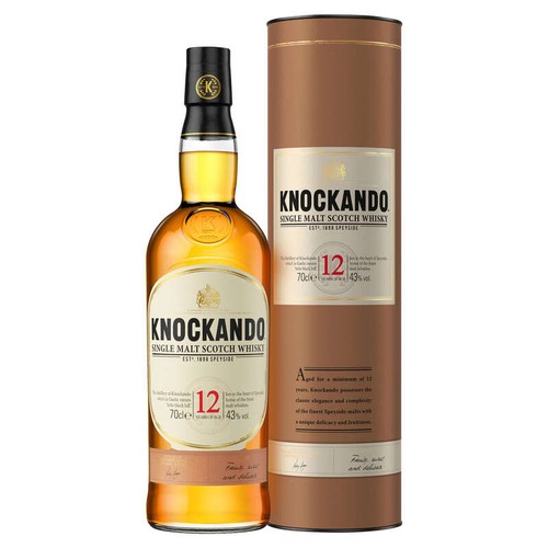 Knockando Whisky Ecosse Speyside Single Malt 12 ans 70cl