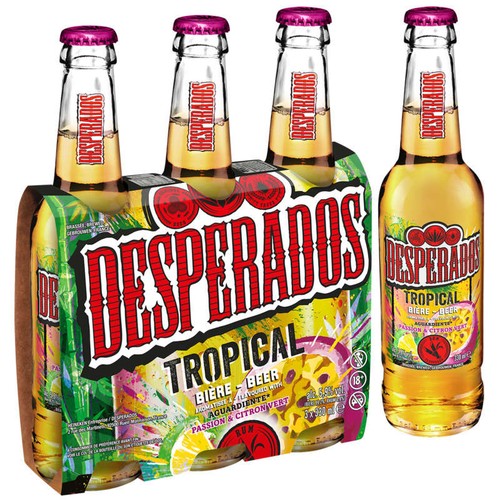 Desperados Tropical Bière Aromatisée Tropical Rhum 5°9 3x33cl