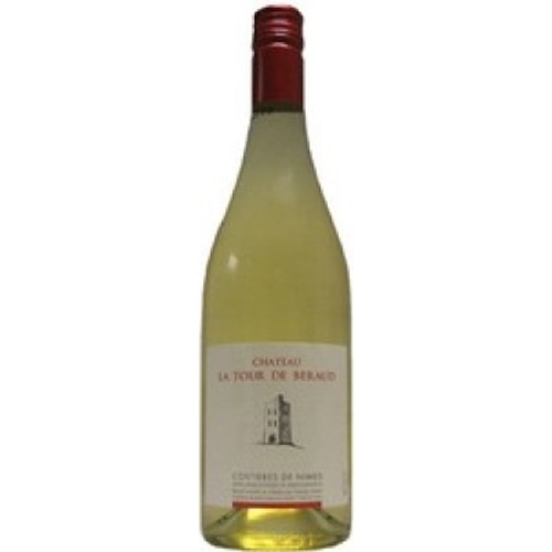 Château La Tour De Béraud Costières De Nîmes AOP, Blanc Bio 75cl