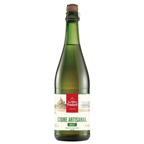 La Mère Poulard Cidre Artisanal Brut 5.5° 75cl