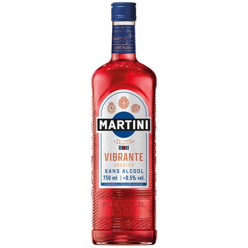 Martini Apéritif sans alcool l'aperitivo Vibrante 75cl