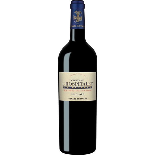 Château L'Hospitalet La Réserve Languedoc - La Clape A.O.P. Rouge 2023 Biodynamie 75CL