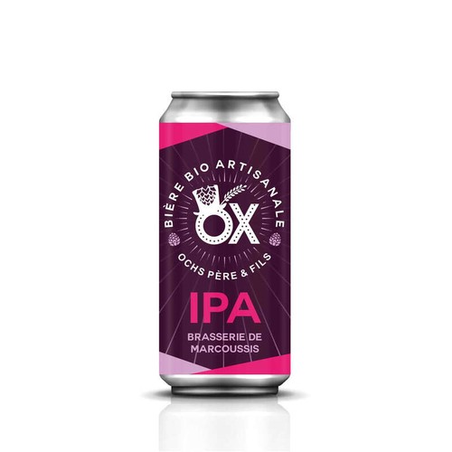 Ox Bière IPA Bio artisanale 7% 44cl