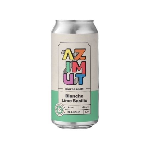 Azimut Bière blanche lime basilic 4.5° vol. 44cl