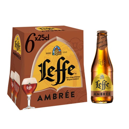 Leffe Bières Ambrée Le Pack 6x25cl