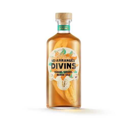 Les Arrangés Divins  Banane Caramel Beurre Salé 70cl