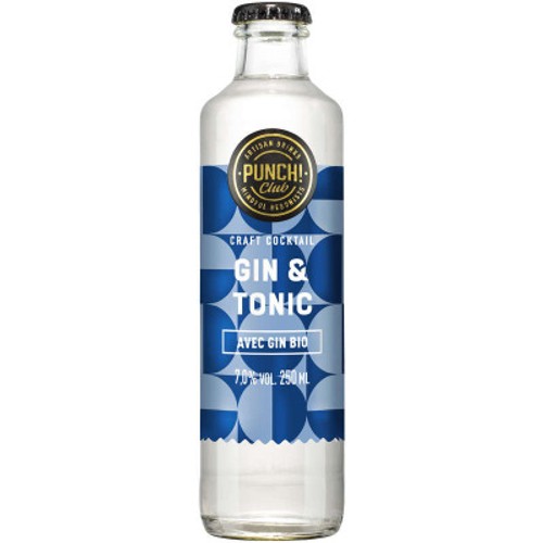 Punch! Cocktail a boire gintonic 7%vol 250ml