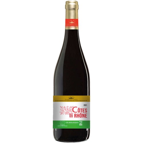 Club Des Sommeliers Côtes Du Rhône - Vallée Du Rhône Vin Rouge - Bio 75Cl