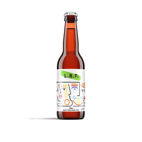 L.B.F Bière Neipa 6,2% vol 75cl