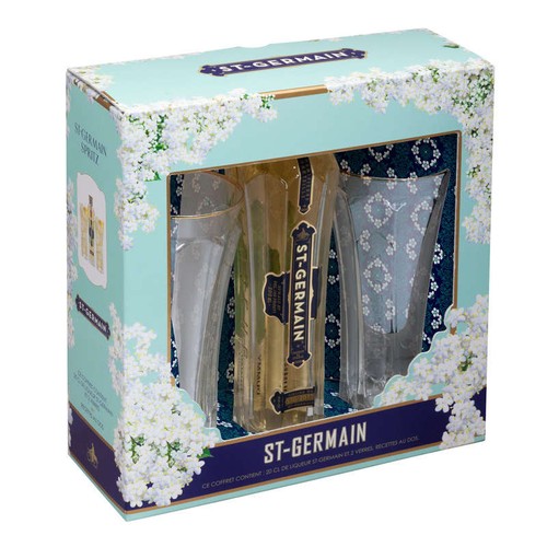 Liqueur à la fleur de sureau St-Germain 20° - 20cl + 2 verres