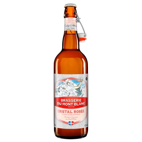 Cristal rosée Bière aromatisée à la framboise 4.7% vol. 75cl