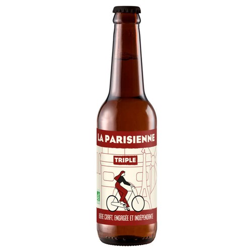 La Parisienne bière Blonde Bio 5% 33cl