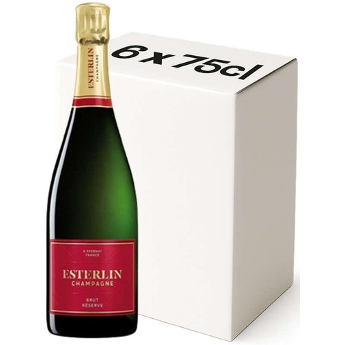 Champagne Esterlin Brut Carton de 6x75cl