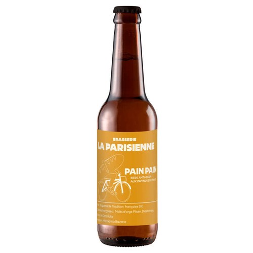 La Parisienne Bière Pain Pain Bio 4% vol. 33cl
