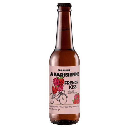 La Parisienne French Kiss Bière aux fruits rouges 5% vol. 33cl