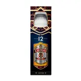 Chivas Coffret Verre + Whisky Blended Scotch 12 ans 40% 70cl