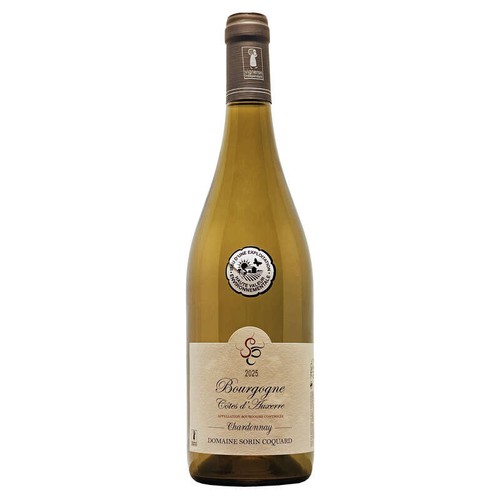 Pierre sorin bourgogne côte d'auxerre chardonnay blanc 75cl