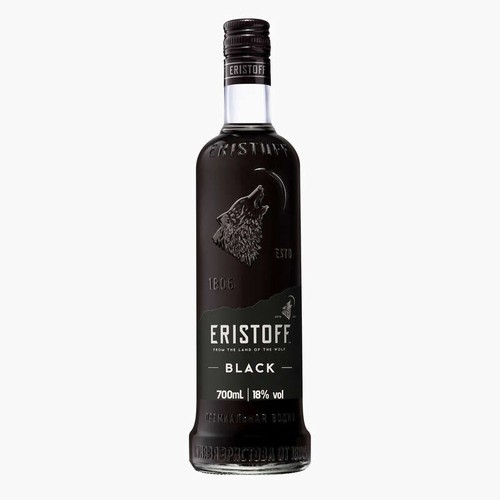 Boisson à base de vodka Eristoff Black 18° - 70cl