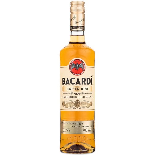 Rhum ambré Bacardi Carta Oro 37,5° - 70cl