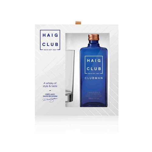 Haig Club Man Coffret Whisky 40% 70cl