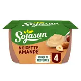 Sojasun Dessert Végétal Noisettes Amandes 4x100g