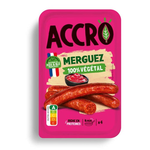 Accro Merguez 100% Végétal 200g